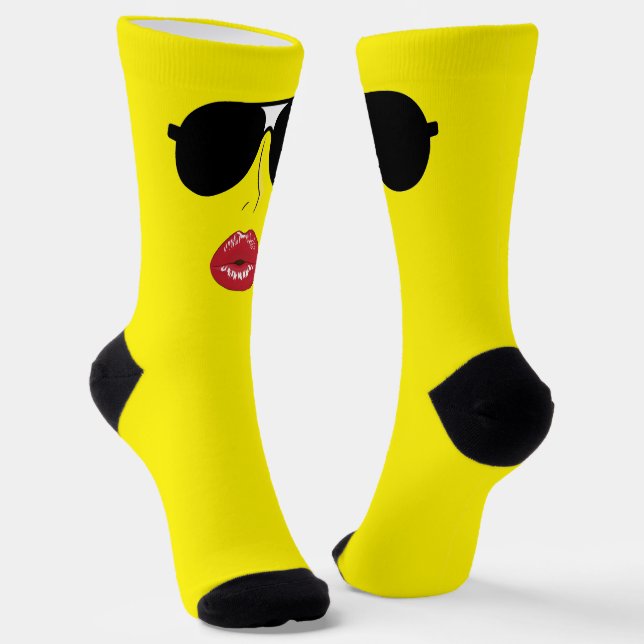 FACE GILR SOCKS (Angled)