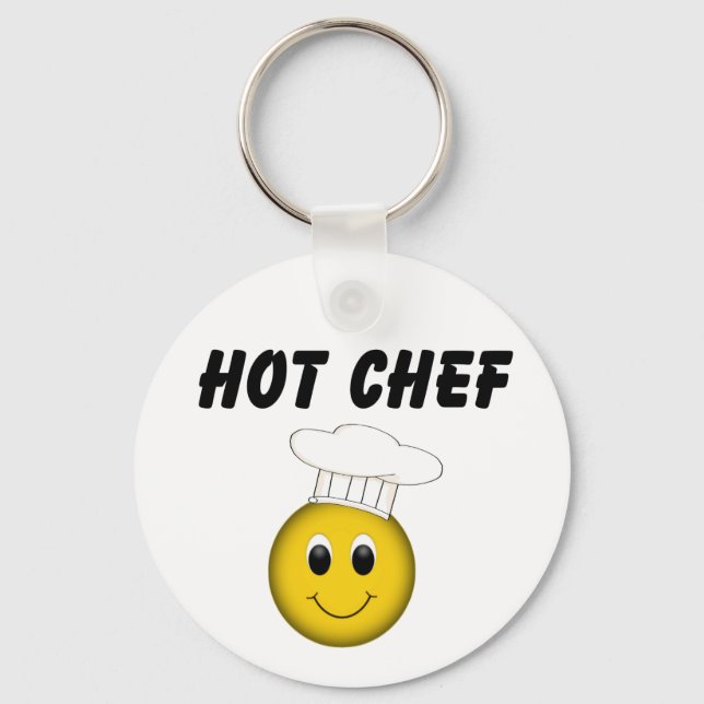Face Hot Chef Key Ring (Front)