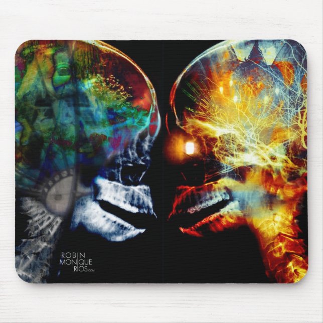 Face II Face Mouse Pad (Front)