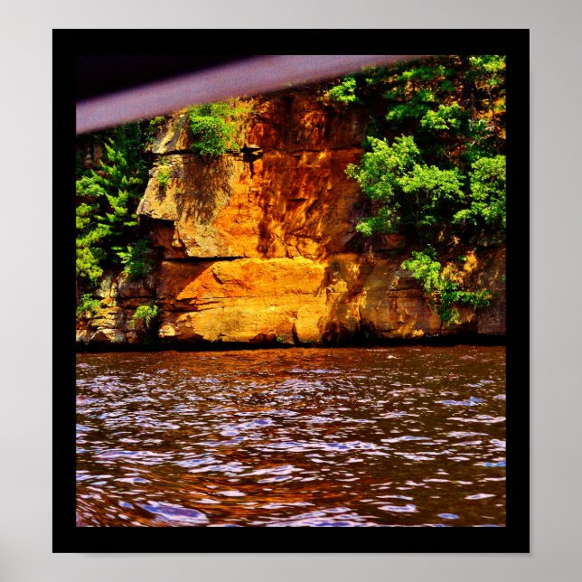 Face in the Rocks Poster (Front)