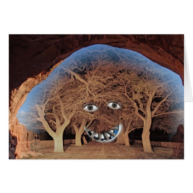 FACE IN THE TREES (Front Horizontal)