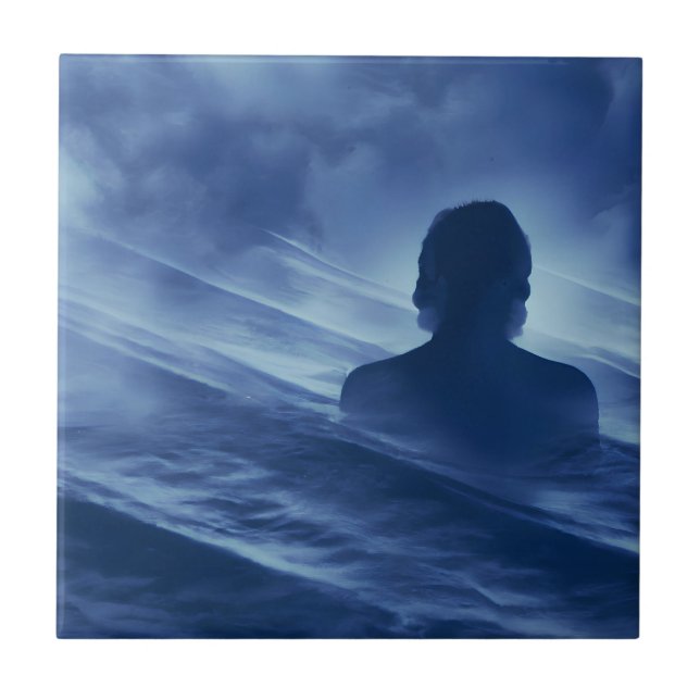 Face it Alone Ceramic Tile (Front)