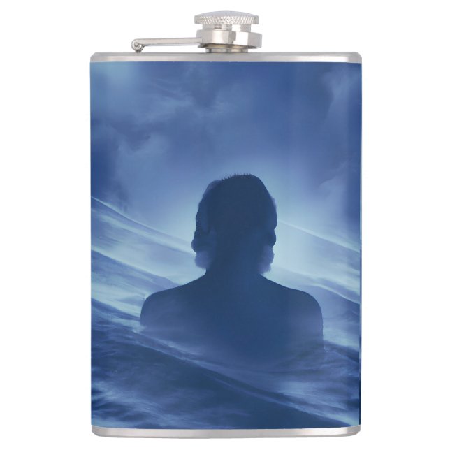 Face it Alone Hip Flask (Front)