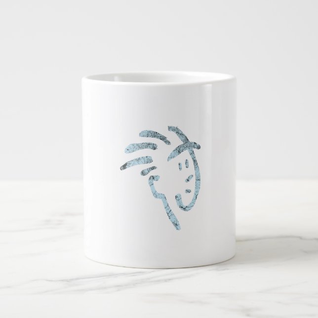Face Large Coffee Mug (Front)