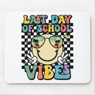 Face Last Day Of School Vibes Gles Tropical Summer Mouse Pad