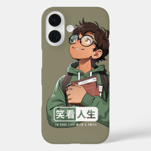 Face life with a smile iPhone 16 case