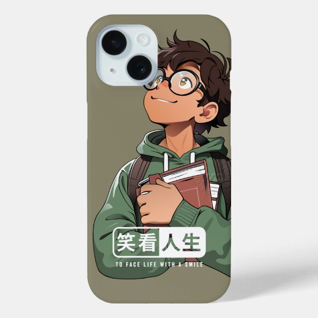Face life with a smile | Case-Mate iPhone case (Back)