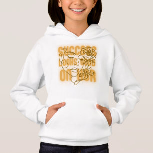 Face Line Art Women Empowerment Quotes Yellow