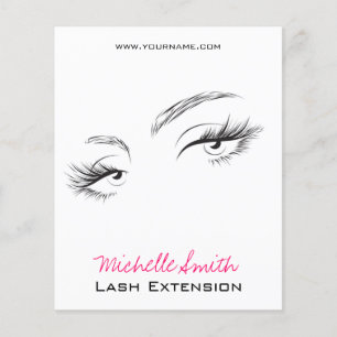 Face long lashes Lash Extension Flyer