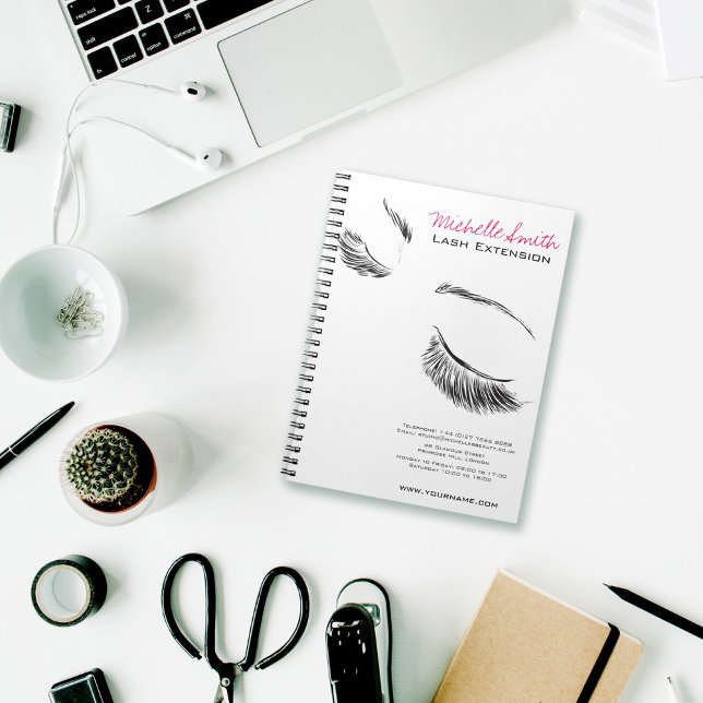 Face long lashes Lash Extension Notebook (Creator Uploaded)