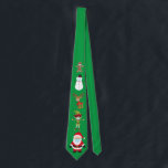 Face Mask Christmas Covid Santa Reindeer Neck Tie<br><div class="desc">This design was created through digital art. It may be personalised by clicking the customise button and changing the colour, adding a name, initials or your favourite words. Contact me at colorflowcreations@gmail.com if you with to have this design on another product. Purchase my original abstract acrylic painting for sale at...</div>