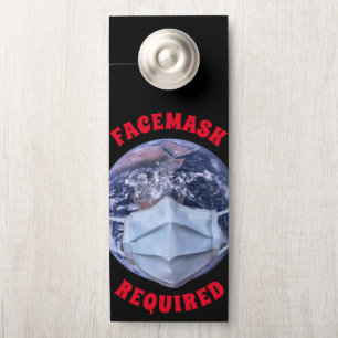 Face Mask required Door Hanger