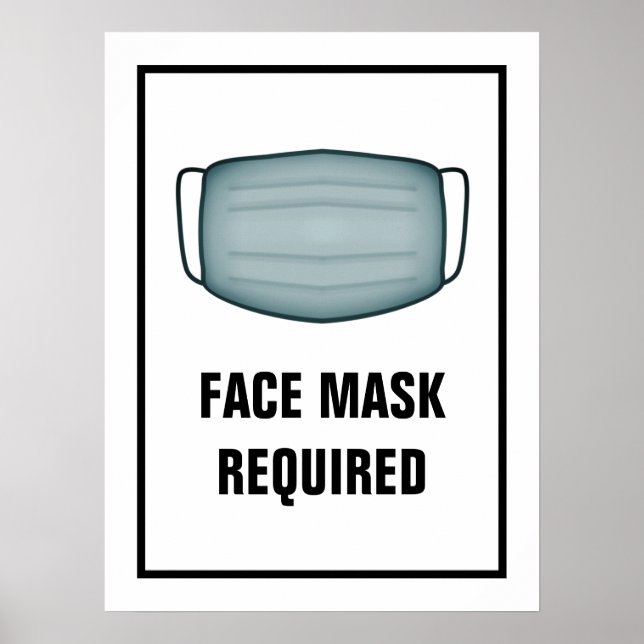 Face Mask Required Poster (Front)