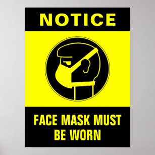Face Mask Safety Poster