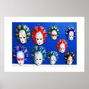 Face masks poster