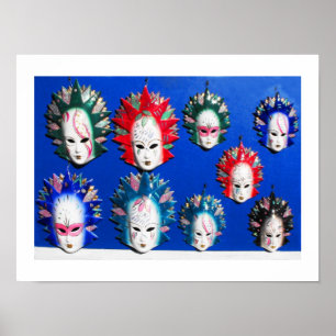 Face masks poster