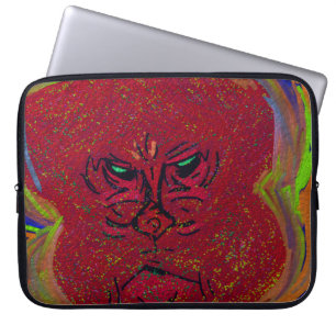 Face of a Flame Laptop Sleeve