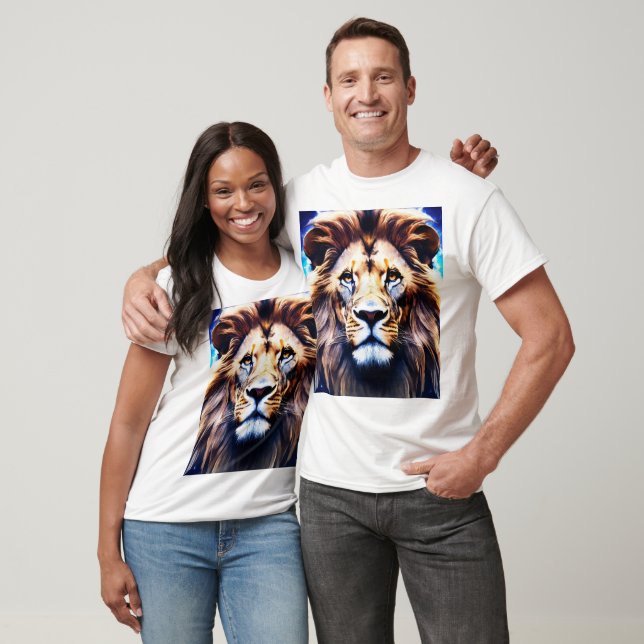 Face of a lion design T-Shirt (Unisex)