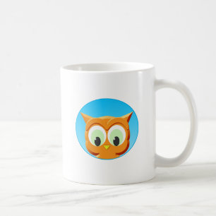 Face Of A Little Owl Coffee Mug
