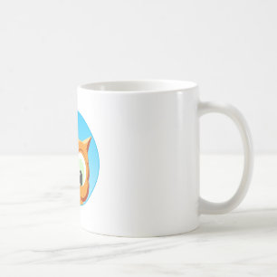Face Of A Little Owl Coffee Mug