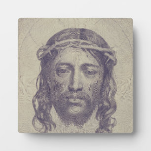 Face of Christ on St. Veronica's Veil Holy Face Plaque