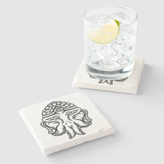 Face of Cthuda - Marble Coasters