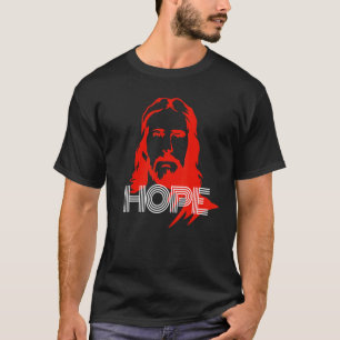 Face Of Jesus Bold Scripture 70s Vintage Christian T-Shirt