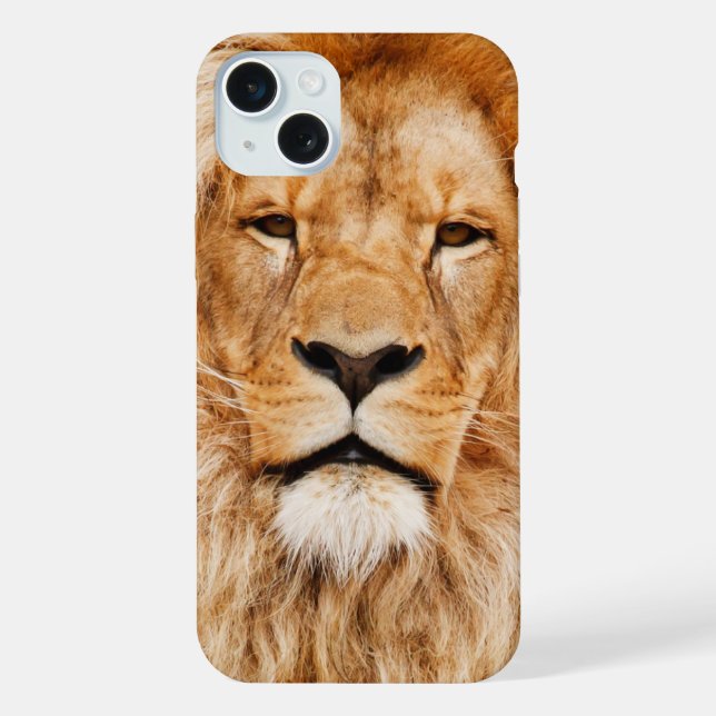Face of the Lion iPhone Case (Back)