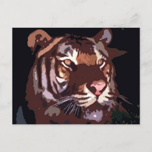 Face of Tiger Postcard