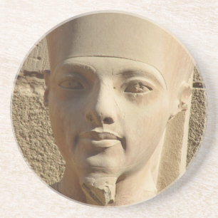 Face of Tutankhamun Sandstone Coaster