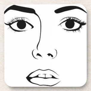 Face of Woman Coaster