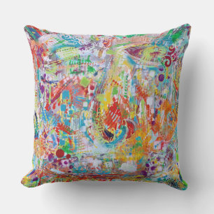 Face Off 20 x 20 Outdoor Throw Pillow