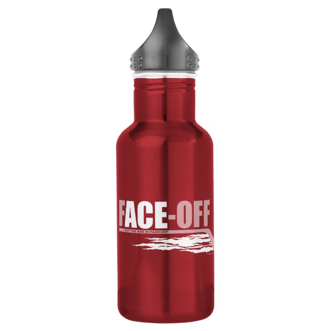 Face-Off Ace (Hockey) 532 Ml Water Bottle (Left)