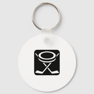 Face Off Puck Key Ring