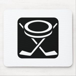 Face Off Puck Mouse Pad