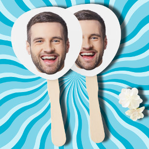 Face On Hand Fan, Custom Bachelorette Party Fan