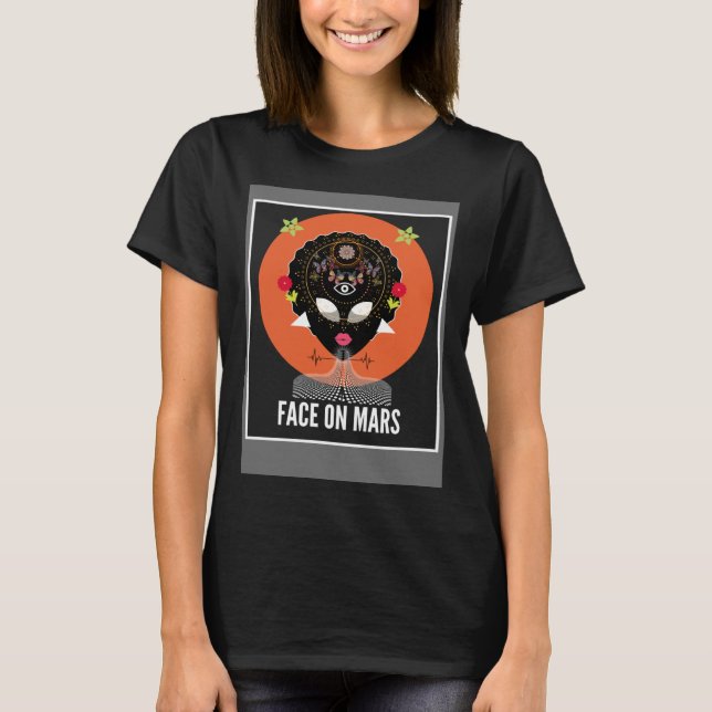 Face On Mars  Moorish Cosmic Wisdom T-Shirt (Front)