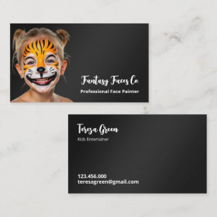 Face Painting Business Card