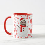 Face Photo Christmas Funny Snowman Coffee Mug<br><div class="desc">This Christmas, give your loved ones a gift that will make them laugh every time they use it! The Personalised Christmas Funny Face Photo Coffee Mug is the perfect way to show your family and friends how much you care. Simply upload a photo of your loved one's face, and our...</div>