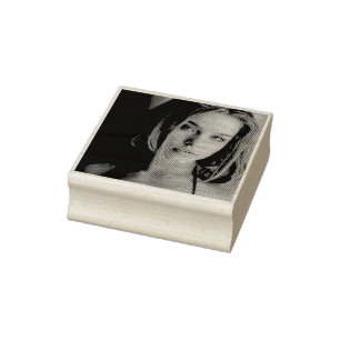 Face Portrait Rubber Stamp