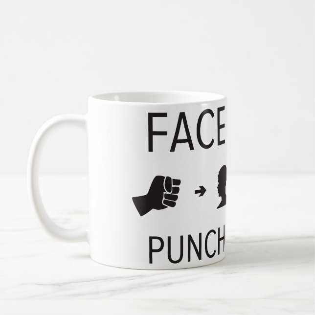 Face Punch Coffee Mug (Left)
