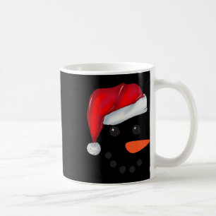 Face Snowman Christmas Matching Squad Family Men W Coffee Mug