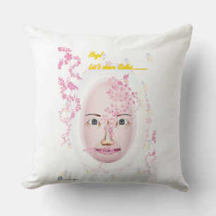Face Srs - Happy Smile -smile with me Cushion