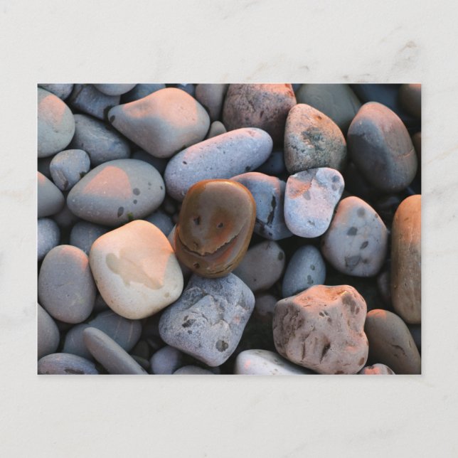Face Stone Postcard (Front)