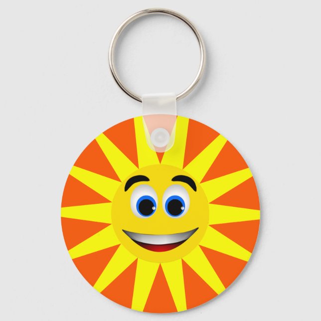 FACE SUN KEY RING (Front)