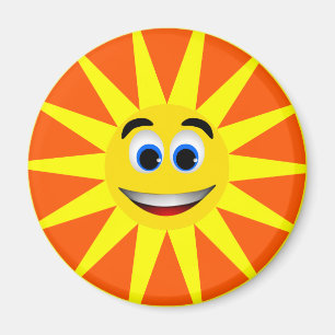 FACE SUN MAGNET