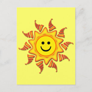 FACE SUN POSTCARD