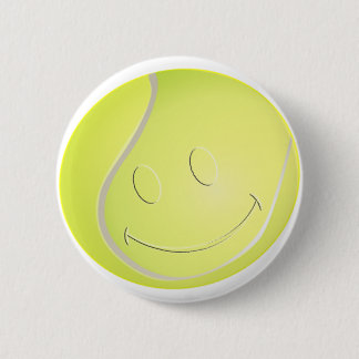 FACE TENNIS BALL 6 CM ROUND BADGE