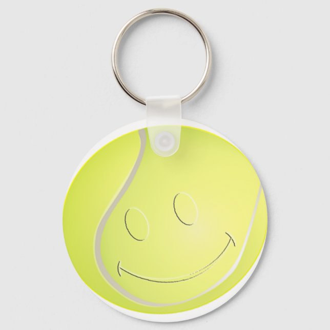 FACE TENNIS BALL KEY RING (Front)