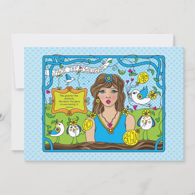 Face The Challenge_Flat Card 7"x5" (Front)